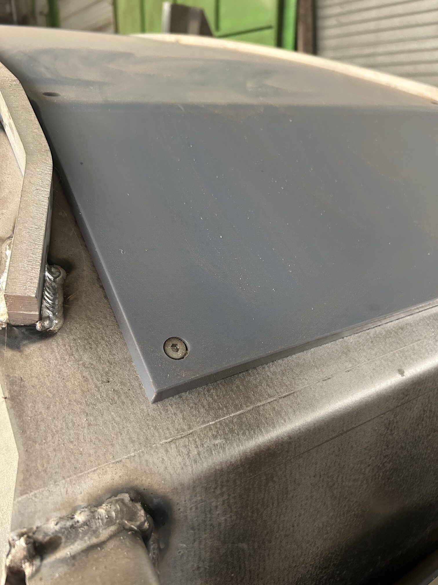 Protection des caissons du RAPTOR par plaques en PEHD recyclé