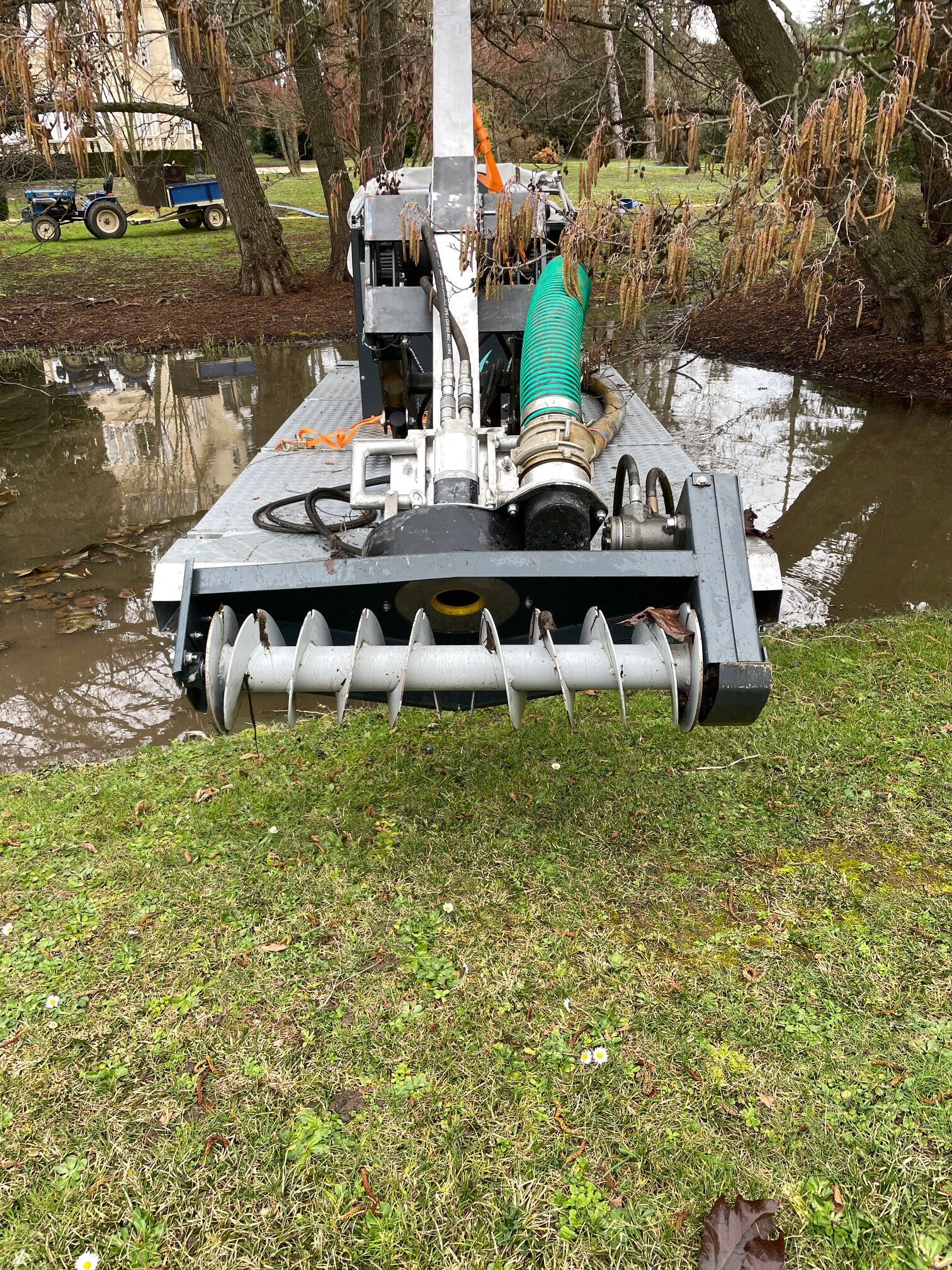 Détail de la pompe à boues du RAPTOR